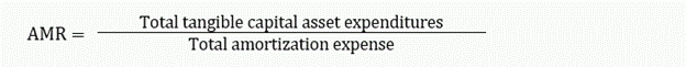 Asset Maintenance Ratio (AMR)
