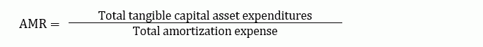 Asset Maintenance Ratio (AMR)